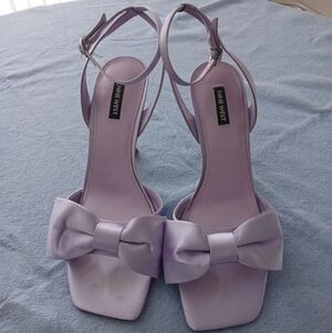 Nine West Women's Purple Bow Heels